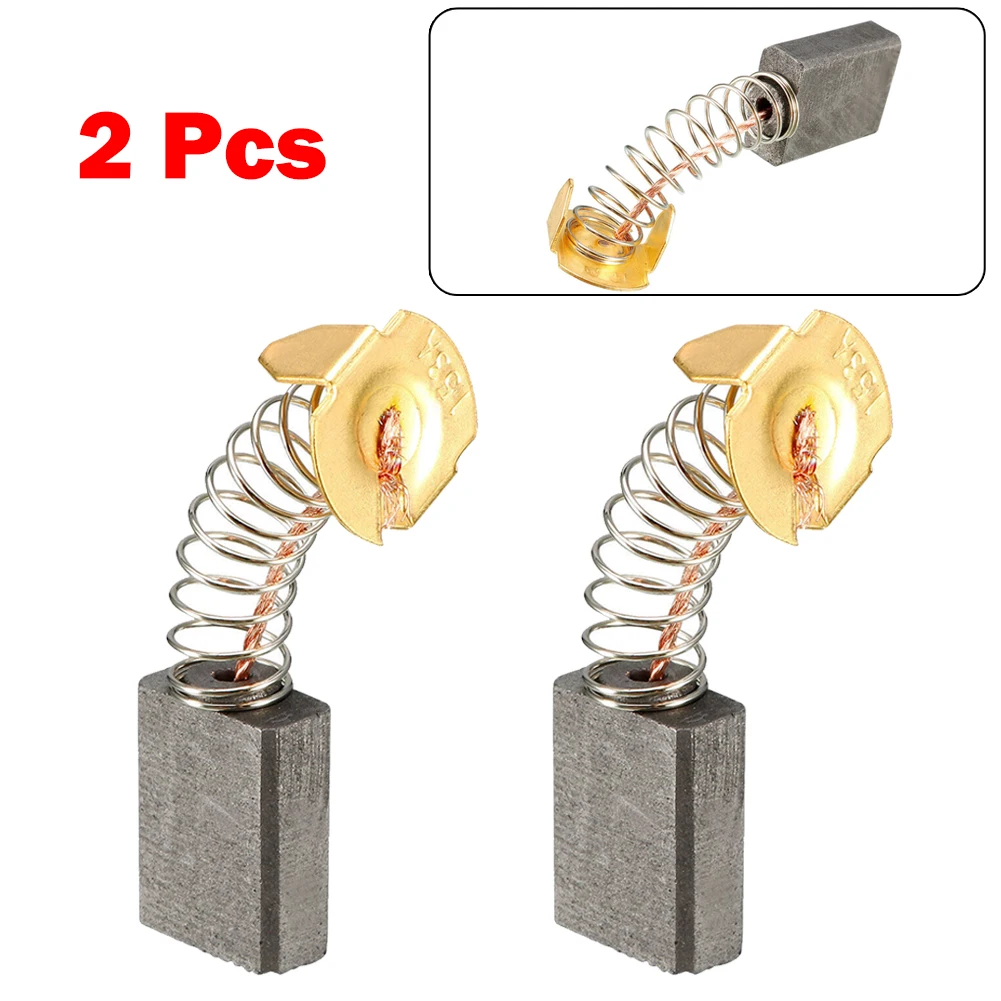 2pcs/set Carbon Brushes Electric Motor Carbon Brush For Electric Motor Replacement Part Power Tool Accessories 16*13*6mm