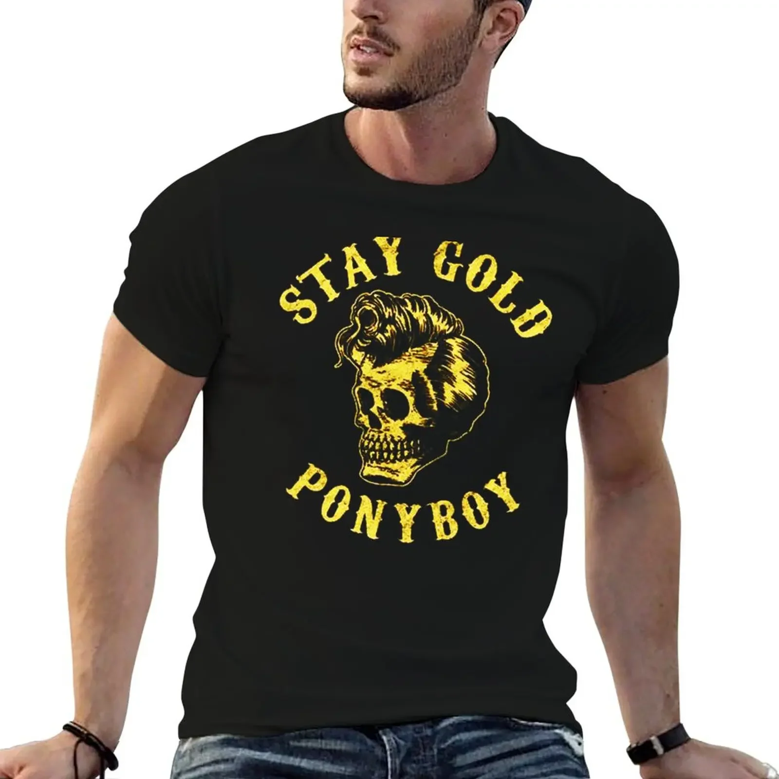 

Stay Gold Ponyboy T-Shirt tops new edition man clothes plain white t shirts men