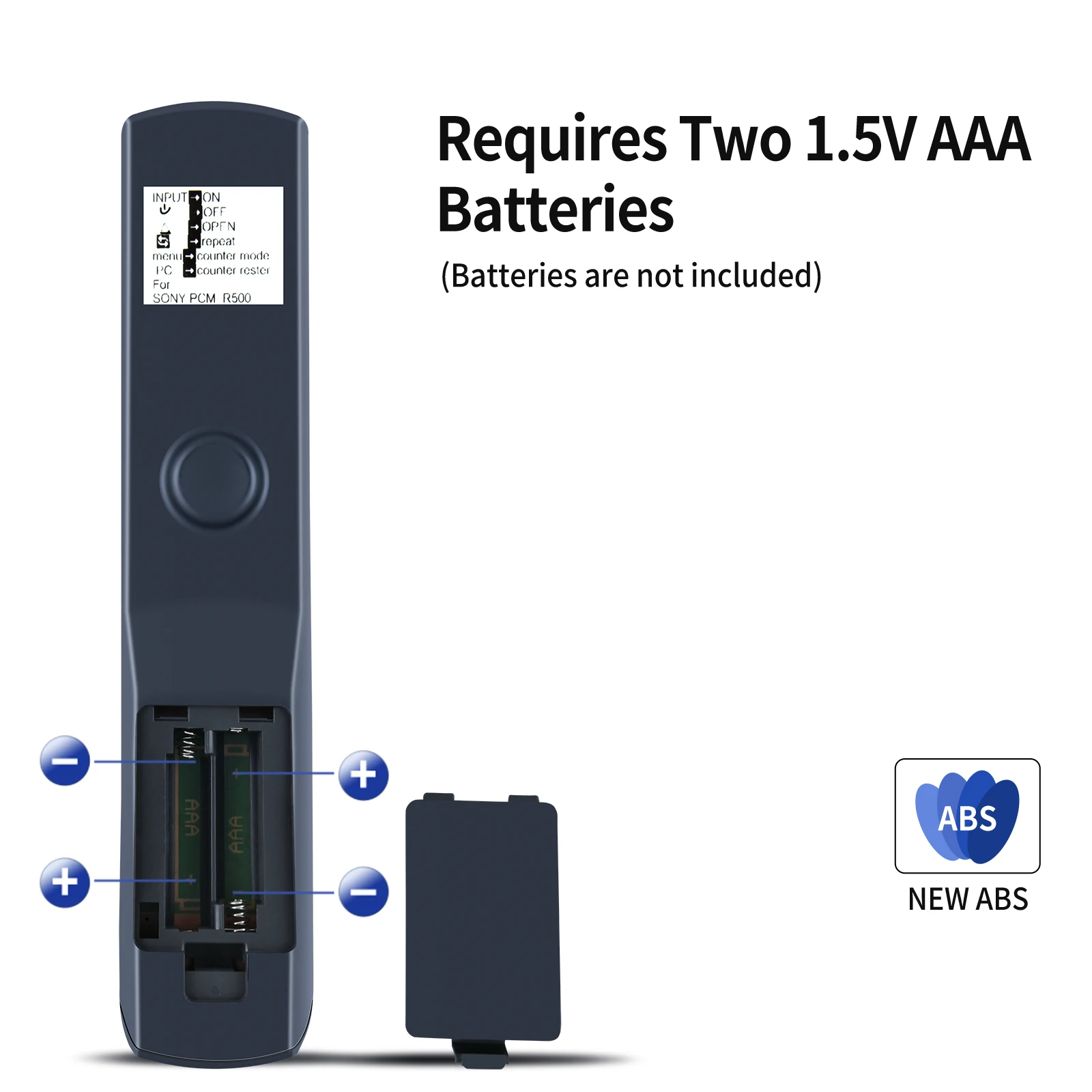 新しい RM-D757 交換用リモコン SONY DAT レコーダー PCM-R500 PCM-R300 用