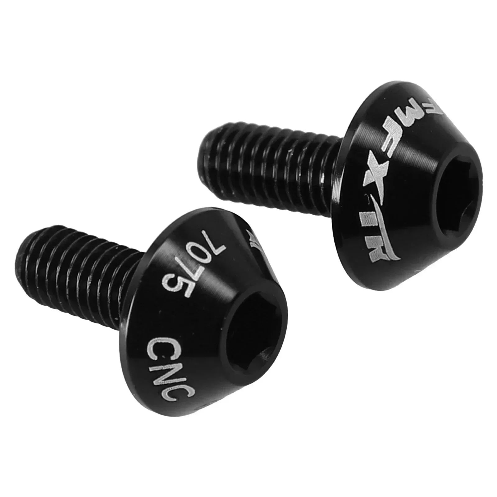 2pcs Bicycle Screws M5*12 Bicycle Bottle Cage Screw Aluminum Alloy CNC Precision Machining Screws Mountain Road Bike Screw