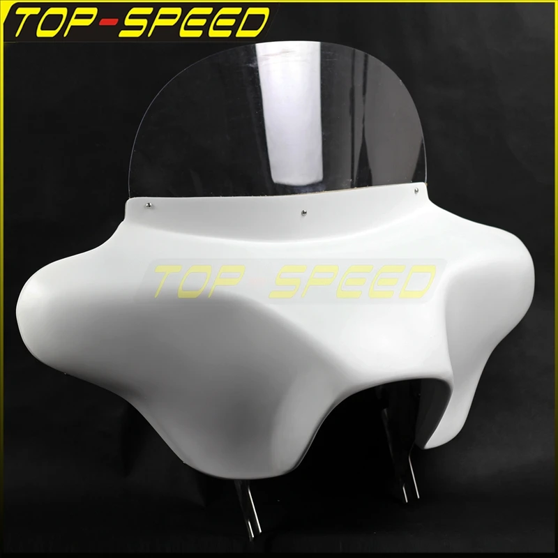 Voor Harley Touring Road King 1994-2013 Batwing Kuip & Windscherm & Mount Bracket 6x9 Speaker koplamp Kuip FLHR FLHRI