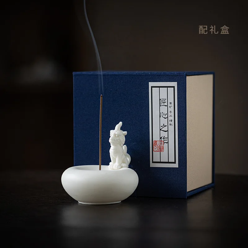 

Aromatherapy Ornament Kirin Holder Home Indoor Creative Wealth-Attracting Burner Vertical Incense Tea Table Stan