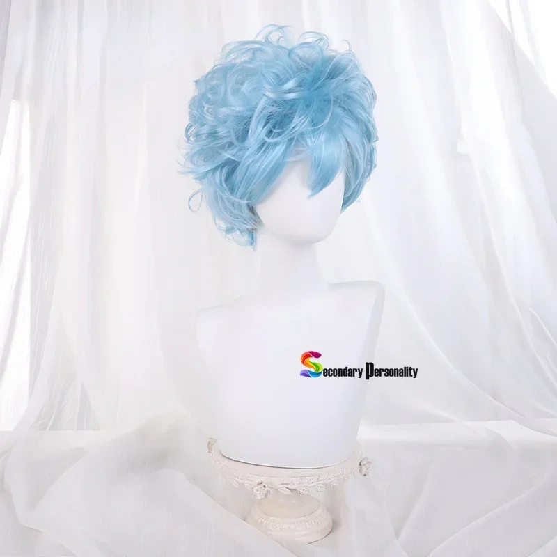 Peluca de Los Vengadores de Tokio Souya Kawata, Cosplay de Anime Soya Smiley Angry Wave, accesorios de Anime, pelucas sintéticas de color azul claro y marrón