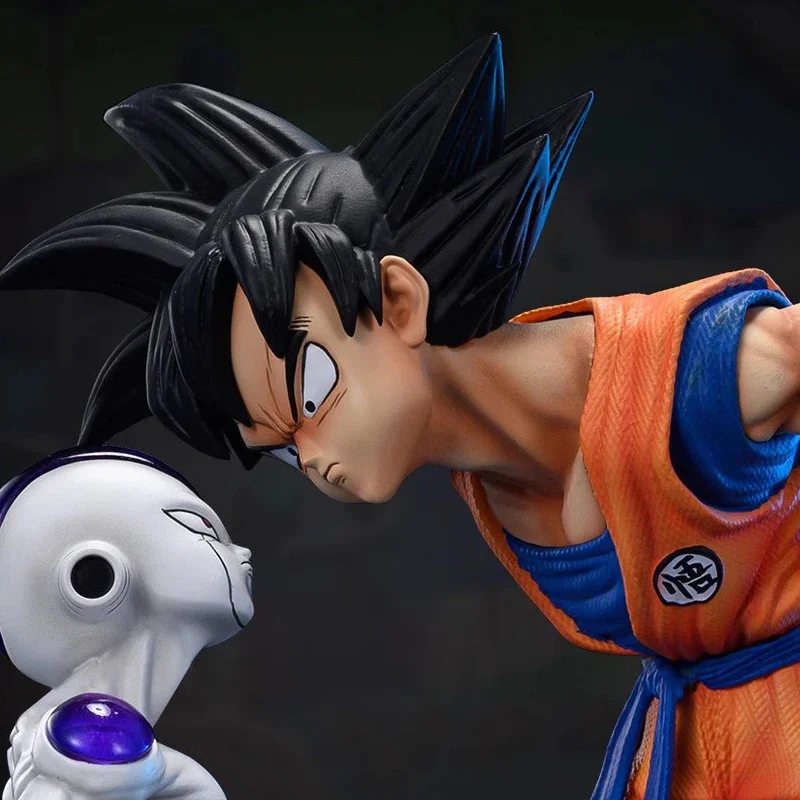 14 سنتيمتر لعبة دراغون بول Z غوكو فريزا أنيمي الشكل سون جوكو مقابل فريزا بولي كلوريد الفينيل نموذج تمثال دمية جمع الديكور الحلي اللعب هدية