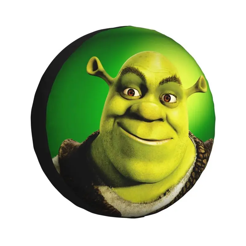 Custom Cartoon Monster Shrek Spare Tire Cover for Jeep Pajero SUV RV 4x4 Car Wheel Protectors Accessories 14