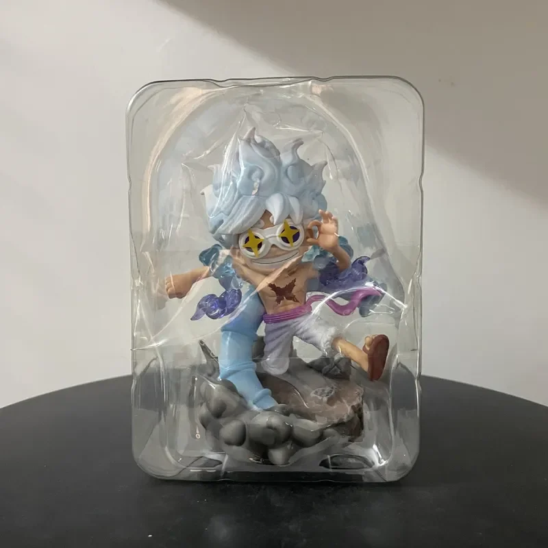 

Цельная фигурка обезьяны D. Luffy Anction Gk Gum-Gum, фруктовая форма, иллюзорные очки, ручная модель Луффи, высокое качество, украшение автомобиля