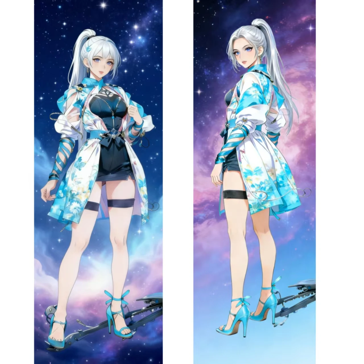 

Japanese Anime Dakimakura Body Pillow Cover Life Size Cool Girl Double Sided HD Print Soft Otaku Bedding Hugging Pillow Decor