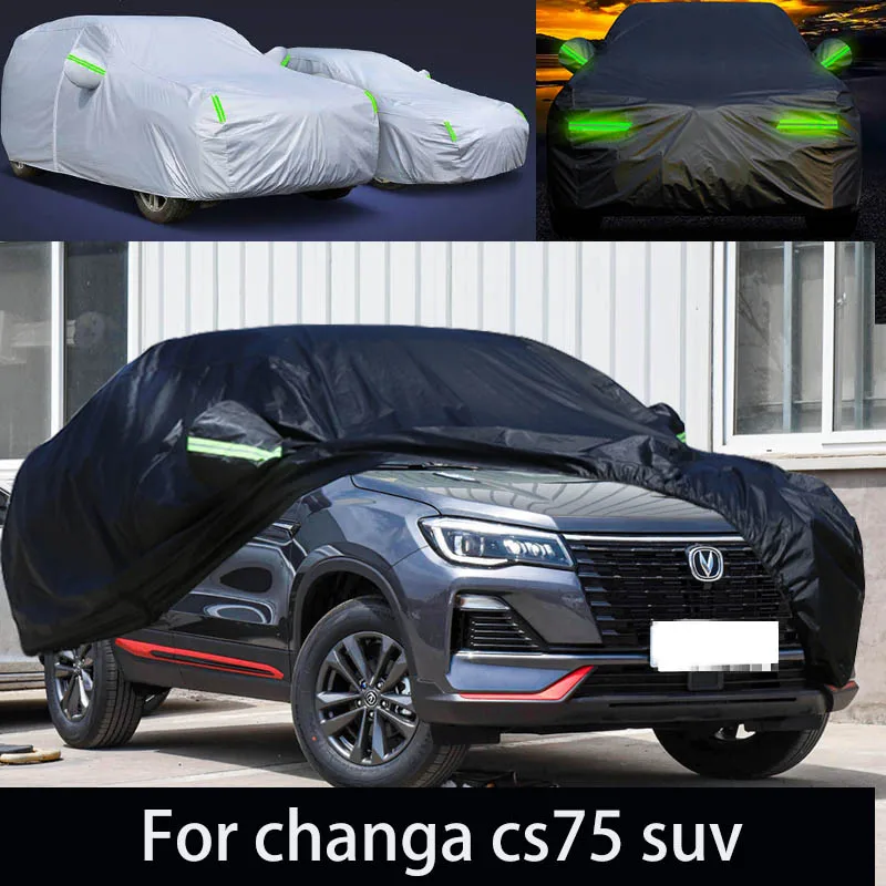 

For changa cs75 suv auto anti snow, anti freezing, anti dust, anti peeling paint, and anti rainwater.car cover protection