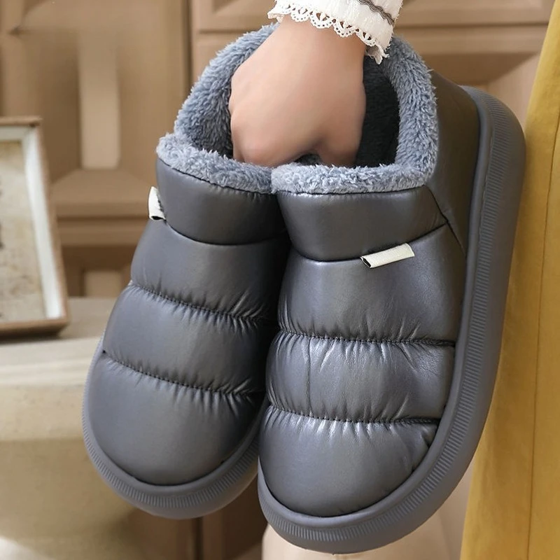 جديد الرجال أحذية الثلوج 2025 الدافئة أفخم رشاقته الشتاء حذاء بوت بطول الكاحل في الهواء الطلق الرجال حذاء كاجوال بوتاس هومبر مقاوم للماء الأحذية حجم 46