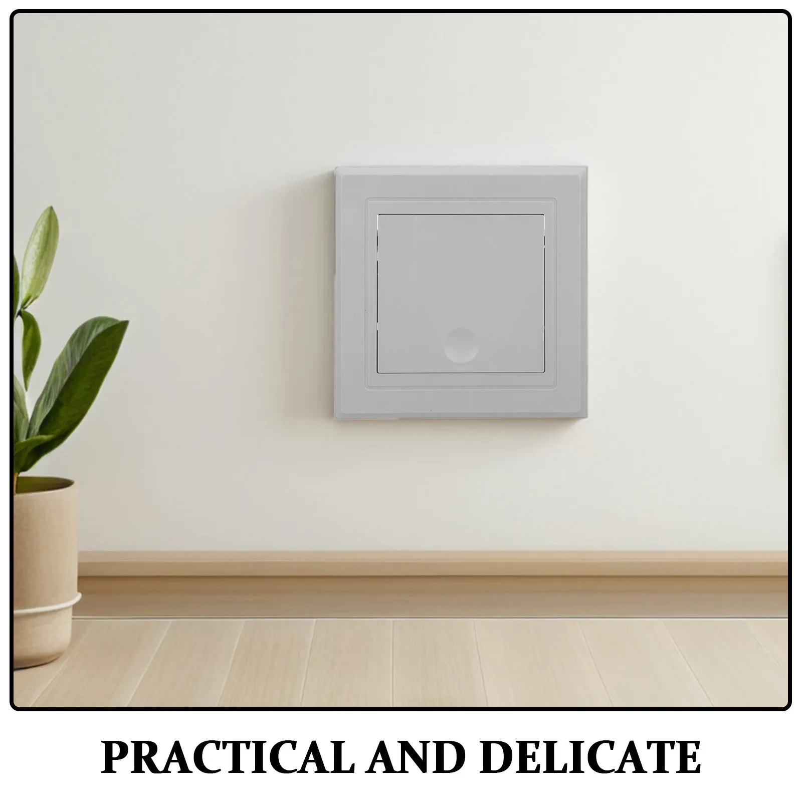 Plastic Access Panel 8x8 Press Open Inspection Cover Self-Adhesive Wall Access Cover Flush Mount Panel for Plumbing Electrical