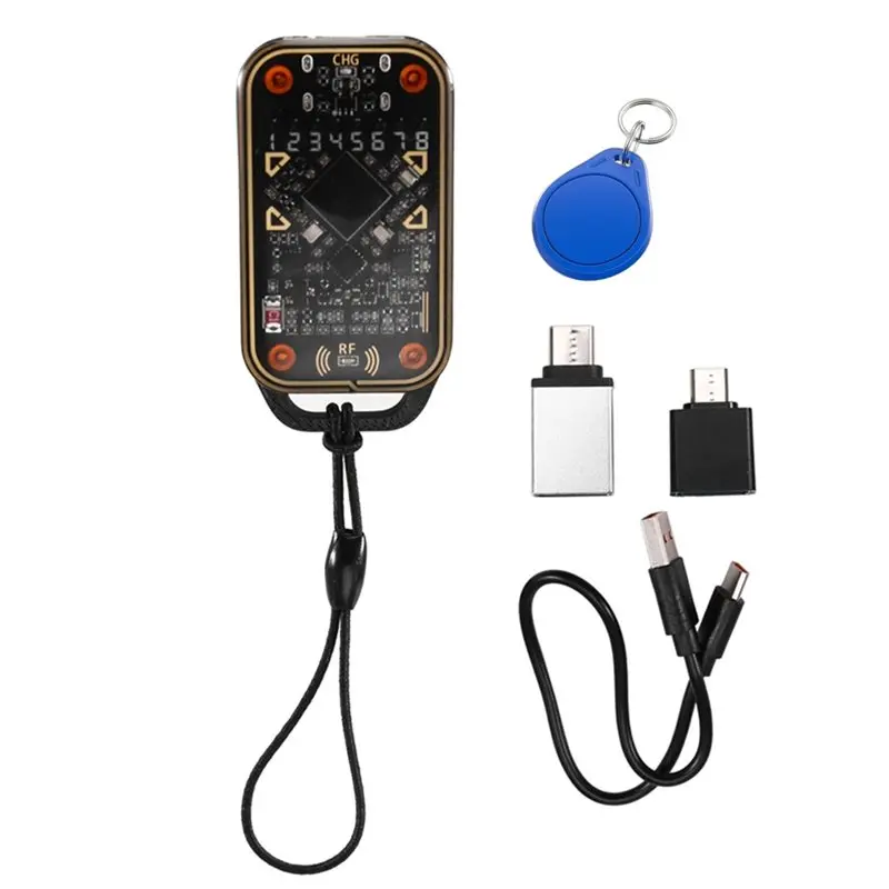 

A55T Chameleon V3.0 NFC-эмулятор считывателя/записывателя RFID-карт, 125 кГц, 13,56 МГц, копировщик ID/IC смарт-карт