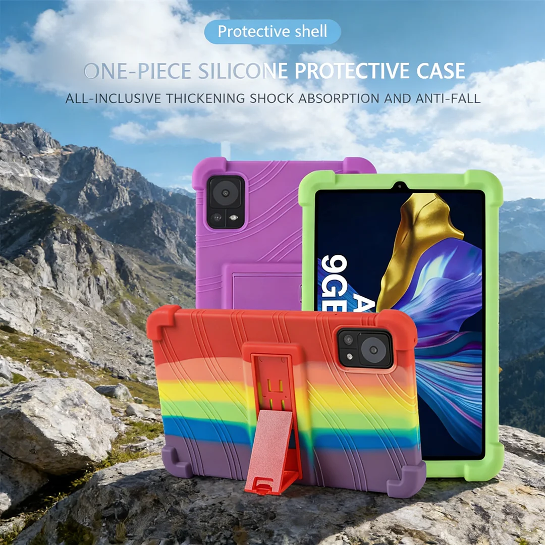 

For Doogee T20 Mini/T20Mini Pro 8.4" Case Soft Silicone Kids-Friendly Cover with Adjustable Stand & Shockproof Protection