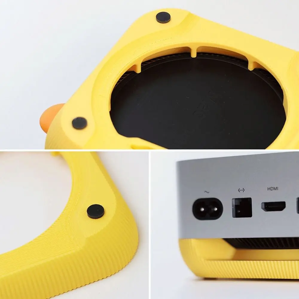 Hot Sale 3D Printing Computer Base Dustproof Heat Dissipation Bracket Cartoon Multi-color Host Accessories for Macmini M4