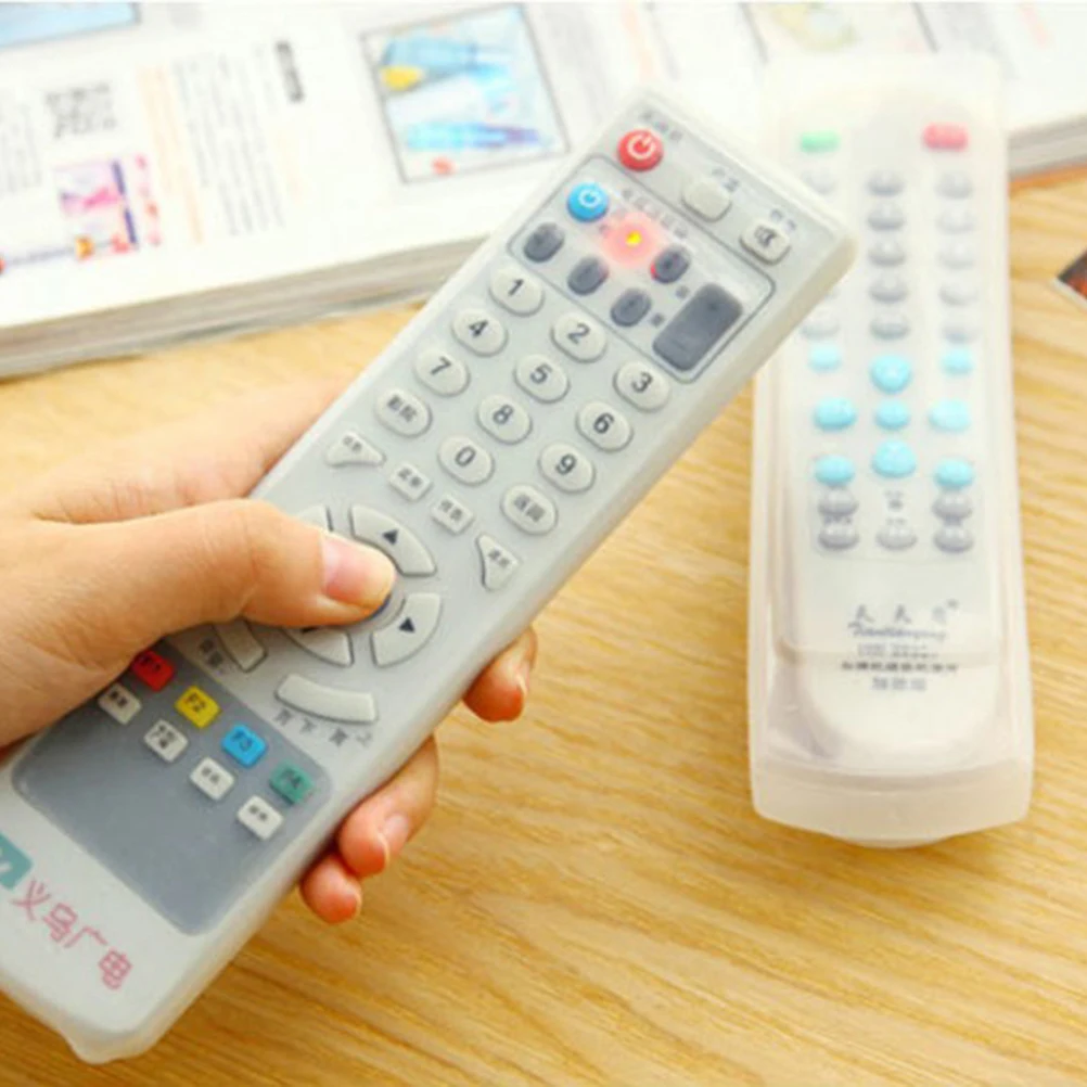 

Remote Control Case Transparent Protective Cover Waterproof Dust Proof Bag For Audio Video Remote Controller Protector Long