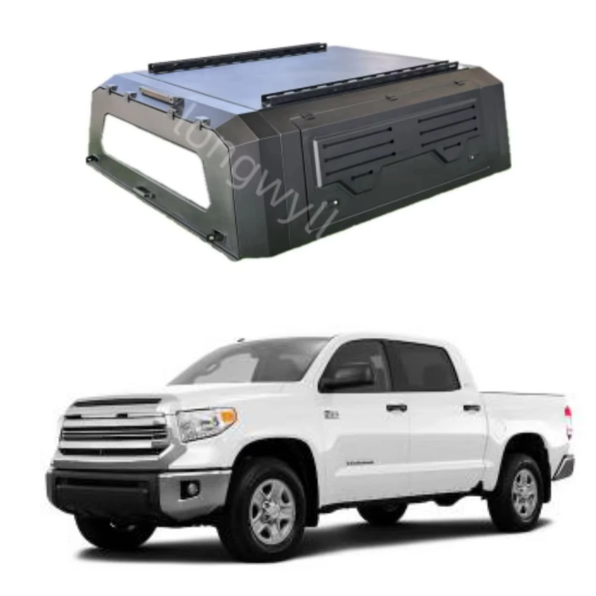 

Индивидуальный топпер для грузовой ванны из твердого алюминиевого сплава, умный колпачок для Tundra Land Cruiser, удобный подъемный навес