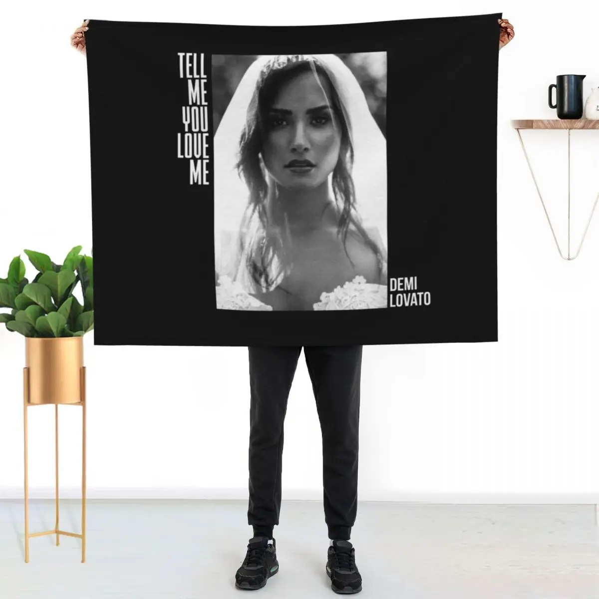 Demi Lovato, Tell Me You Love Me Throw Blanket Multi Use Warm Blanket for Living Room Bedroom
