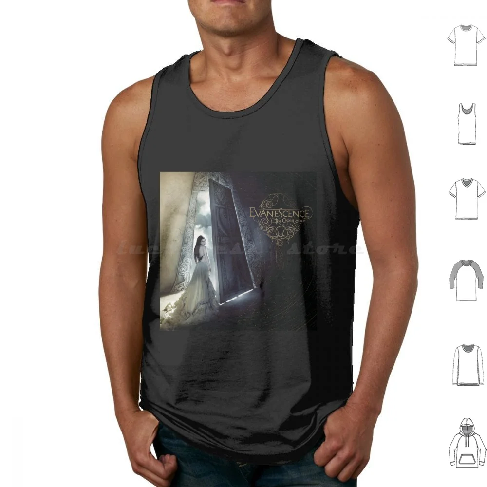 The Open Door Tank Tops Print Cotton Anywhere But Home Evanescence Band Evanescence Band Logo Band Band Evanescence