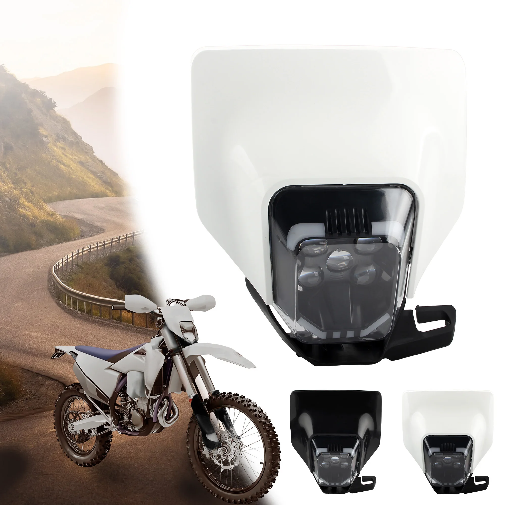 

2012-2023 Motorcycle LED Headlight Water Proof For Husqvarna 701 TE 250 300 450 FC FE TC 125 300i Motocross Accessories Enduro