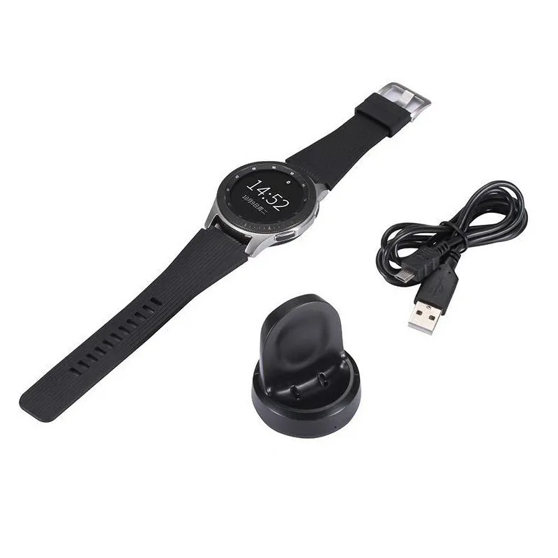 Base de carga rápida inalámbrica para Samsung Gear Sport S5, soporte de carga para reloj inteligente Galaxy Watch R805 815, cargador de alta calidad
