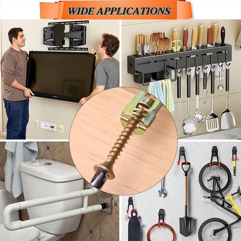 10/100 مجموعة مسامير التنصت الذاتية دريوال المراسي عدة الحفر الذاتي المراسي مسامير الجبس الجصي وتد توسيع مسمار السحابة