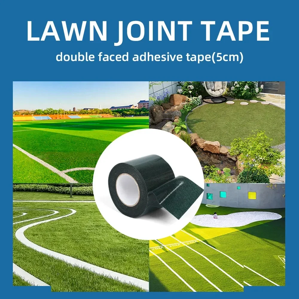 

DIY садовый травяной коврик, ремонтная лента, двусторонняя лента для суставов газона, ремонт газона для гольфа, искусственная зеленая лента для сращивания растений