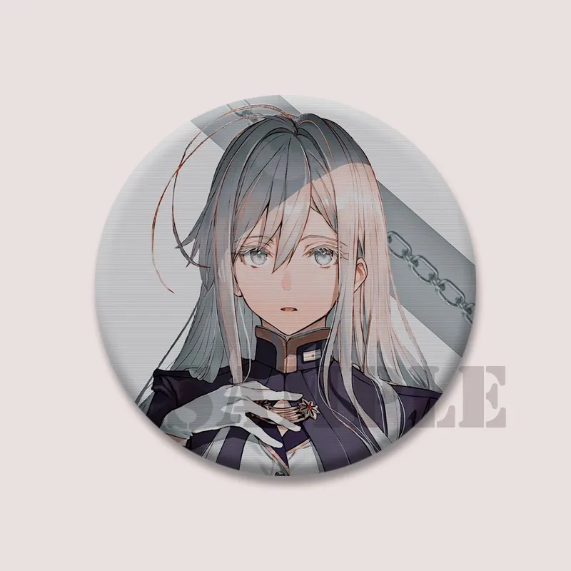 أنيمي 86 ثمانية وثمانون المينا دبابيس مخصصة الكرتون Shinei Nouzen Vladilena Anju إيما بروش شارة التلبيب لحقيبة الملابس والمجوهرات هدية