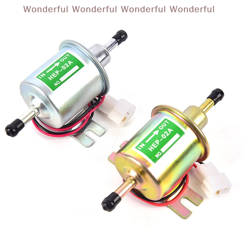 

12V Electric Fuel Pump for Gas Diesel Low Pressure Inline New Electronic Fuel12V HEP-02A