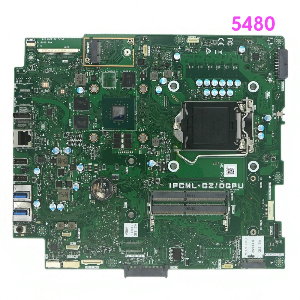 

Suitable For DELL OptiPlex 5480 All-in-one Motherboard IPCML-GZ/DGPU CN-0PT5CF 0PT5CF PT5CF Mainboard 100% Tested OK Fully Work