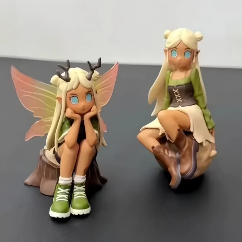 Hot Peach Riot Punk Fairy Second Generation Series Anime Figure Model Toys Gigi Frankie Poppy Girls Kawaii Desktop Collect Gifts