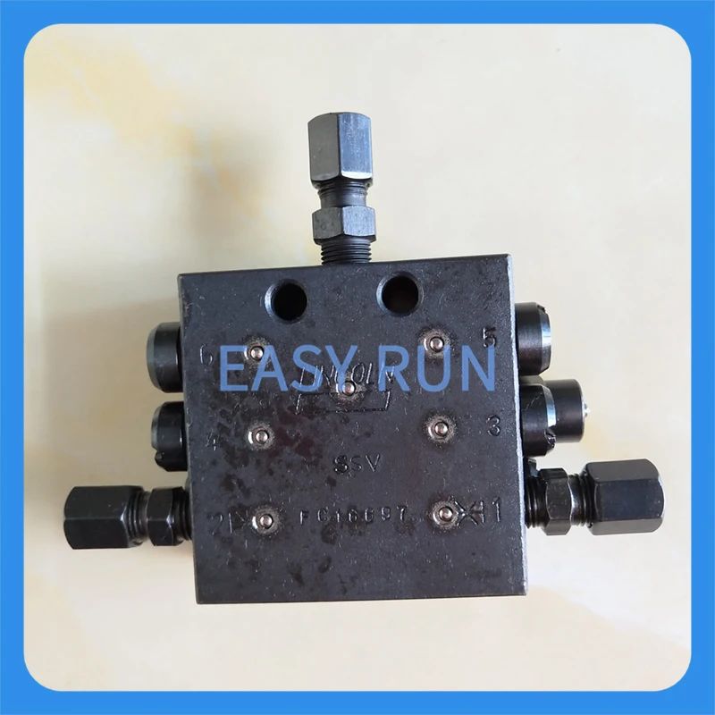 Distribuidor progresivo de equipo de lubricación de grasa de lubricación de bomba SSV6-2way SSV6-K