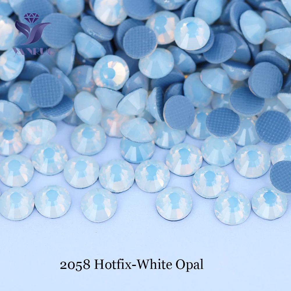 YANRUO 2058HF SS4-SS30 Hotfix Strass-Kristalle mit Klebstoff, Nähperlen, Applikationen für Schuhe und Taschen – Detail 16