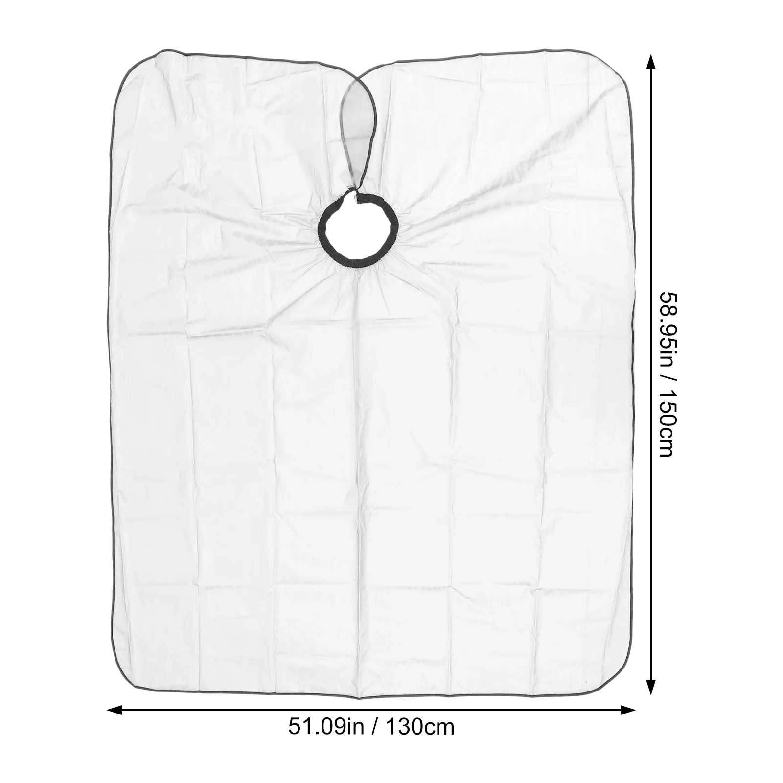 1pc plastica EV leggero impermeabile parrucchiere mantello grembiule da salone scialle tinto trattamento permanente copertura protettiva acconciatura