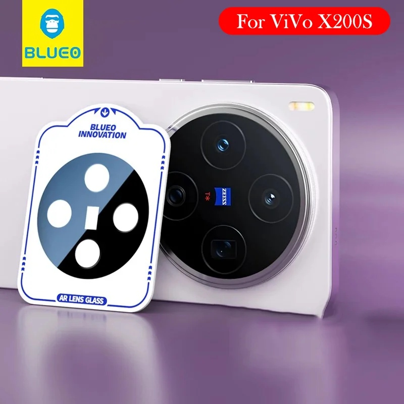 

Blueo Camera Protection For Vivo X200s Lens Protective Glass for VIVO X200S Full Cover Glass