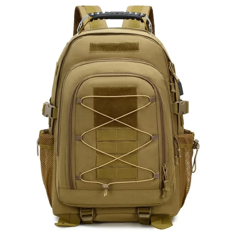 Casual Men's Outdoor Wear-resistant Hiking Mountaineering Waterproof Multifunctional Camouflage Backpack