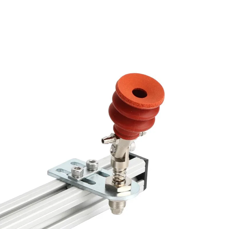 Universal Vacuum Suction Cup Fitting 180° Adjustable Sucker Bracket M10/M12 Thread Side Air Intake Manipulator Accessories