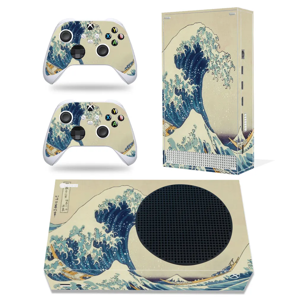 XSS Series S Colorful Skin Sticker Decals Cover for Xbox Series S Console And 2 Controllers Vinyl Skins Game Accessories