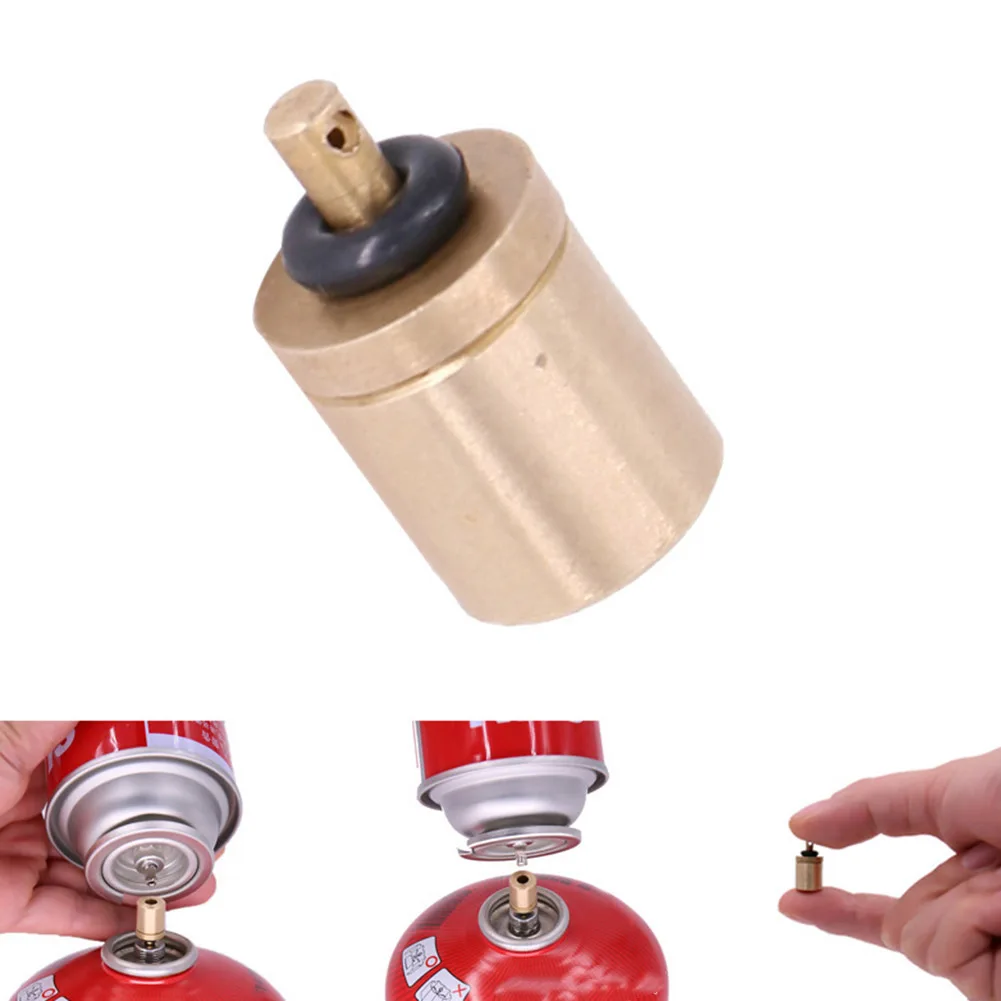 Gas Refill Adaptor Filling Butane Canister Camping Stove Gas Cylinder Gas Tank Burner Outdoors Accessories Inflation Valve Tool