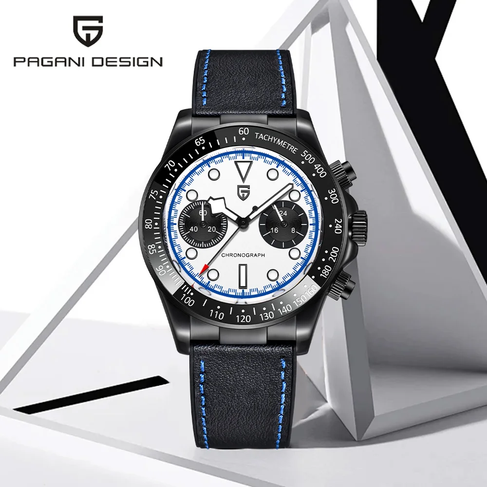 Pagani design Panda men's Quartz Watch Fashion Sapphire 10BAR Sports Speedometer Timetable Luminous Pointer watches for Men 2026