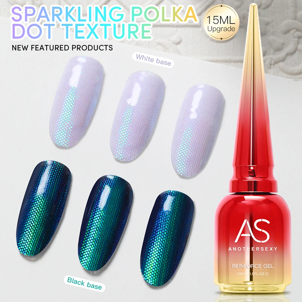 Smalto per unghie gel Aurora Snake Scale da 15 ml per pressa su unghie Gel per smalto semipermanente con glitter punk per stile serpente