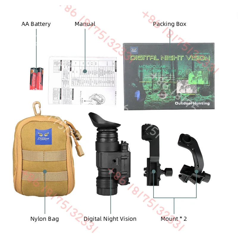 

Tactical Equipment Hunting Accessories Digital PVS 14 Monocular NVG Pvs14 Device PVS-14 Night Vision Scope Goggles