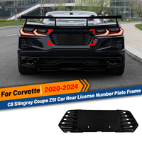 For Corvette C8 Convertible Coupe Z51 3LT 2020 2021 2022 2023 2024 Car High Quality Rear License Plate Exterior Accessories