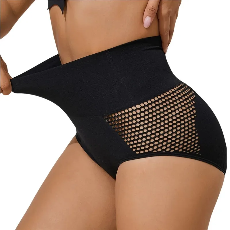 Frauen Taille Trainer Bauch Steuer Höschen Atmungsaktive Löcher Butt Heber Hohe Taille Höschen S-2XL Bragas de Mujer