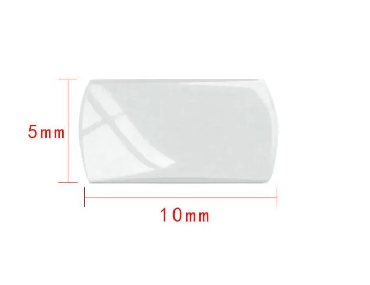 10mmx5mm Bubble Magnifer Rectangular Glass Lens Replacement for Date Window Watch Crystal YZC3217