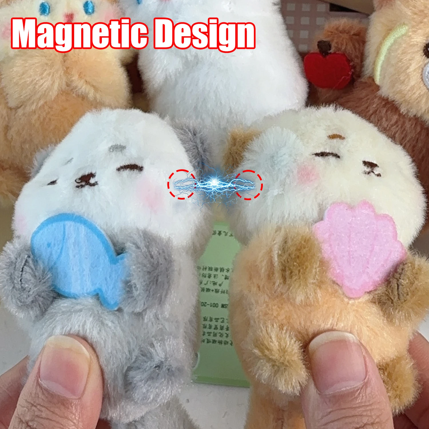 2 قطعة/المجموعة المغناطيسي قضاعة المفاتيح الكلب الكورية الكرتون زوجين المعلقات حلقة رئيسية السلاحف لطيف الفاكهة حقيبة سحر مفتاح السيارة الملحقات