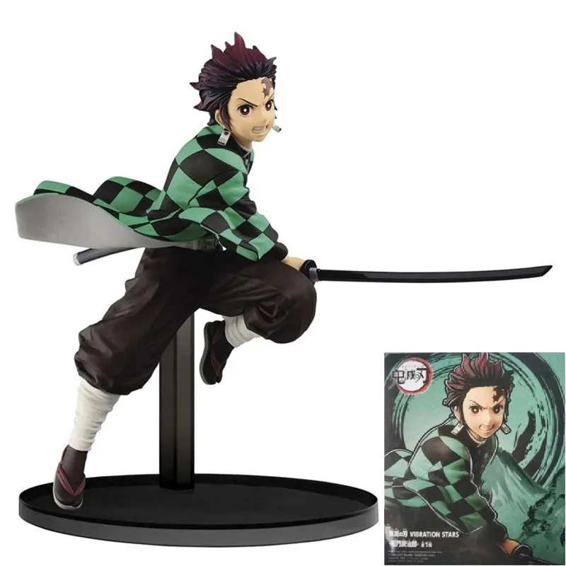 

Demon Slayer Kimetsu No Yaiba Kamado Tanjirou Agatsuma Zenitsu Inosuke Hashibira Figure Collectible Model Toy Gifts Birthday