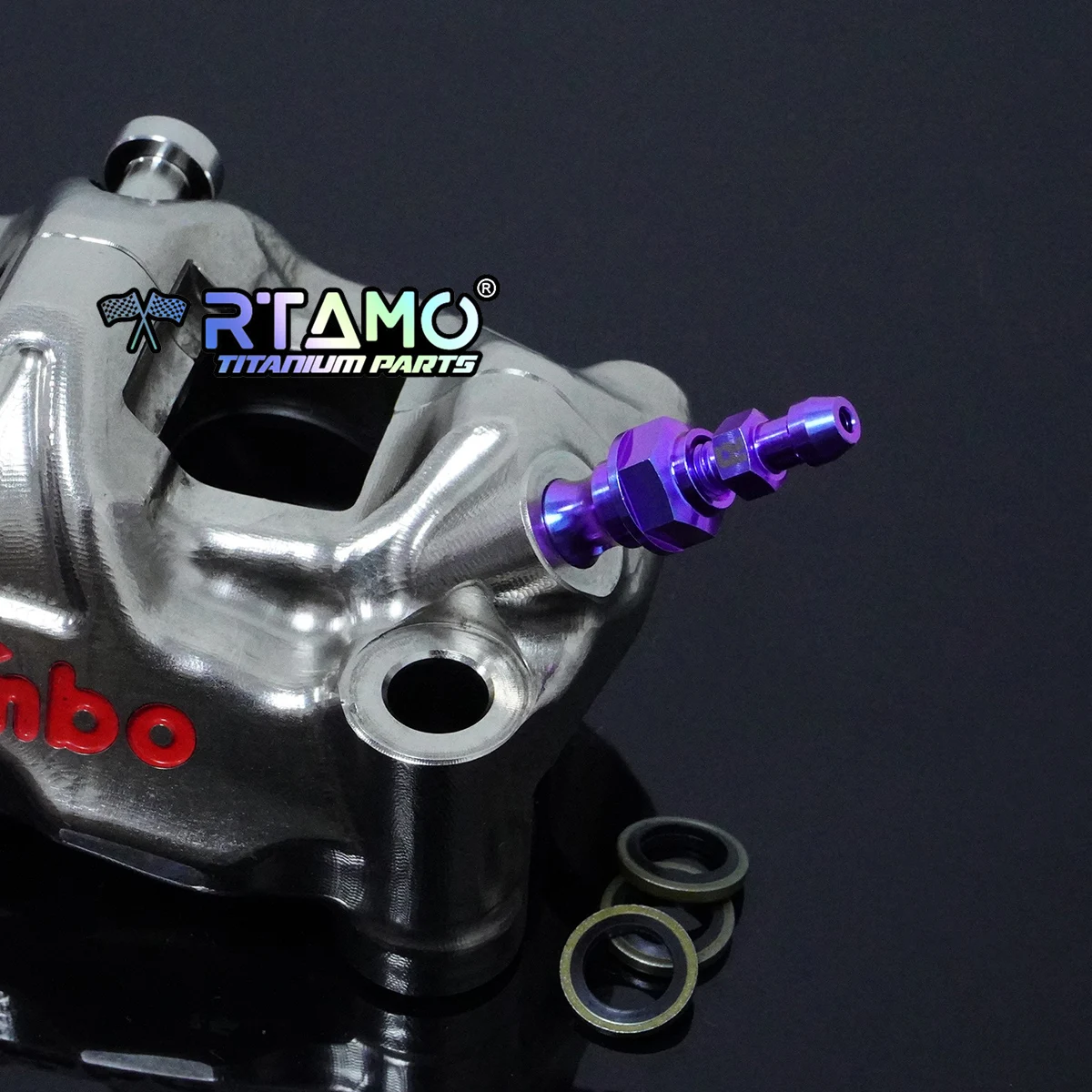 RTAMO Boulons en titane, vis d'étrier de frein pour Brembo Gp4-RX