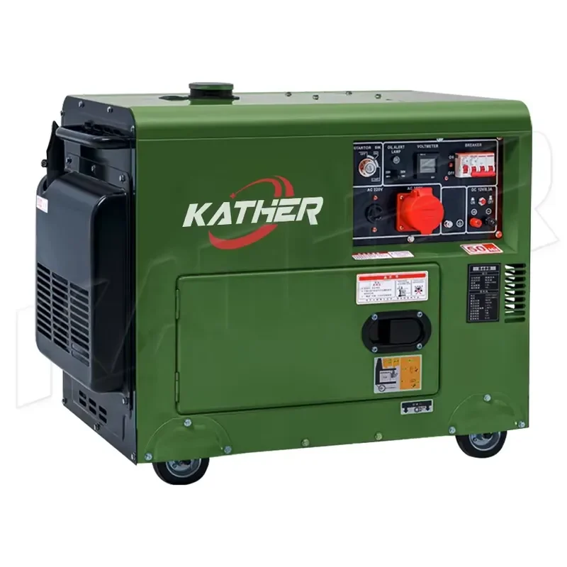 50/60Hz 10kva Silent Generator 220V/380V Soundproof Generator 10kva Portable Alternator Genset with ATS Auto
