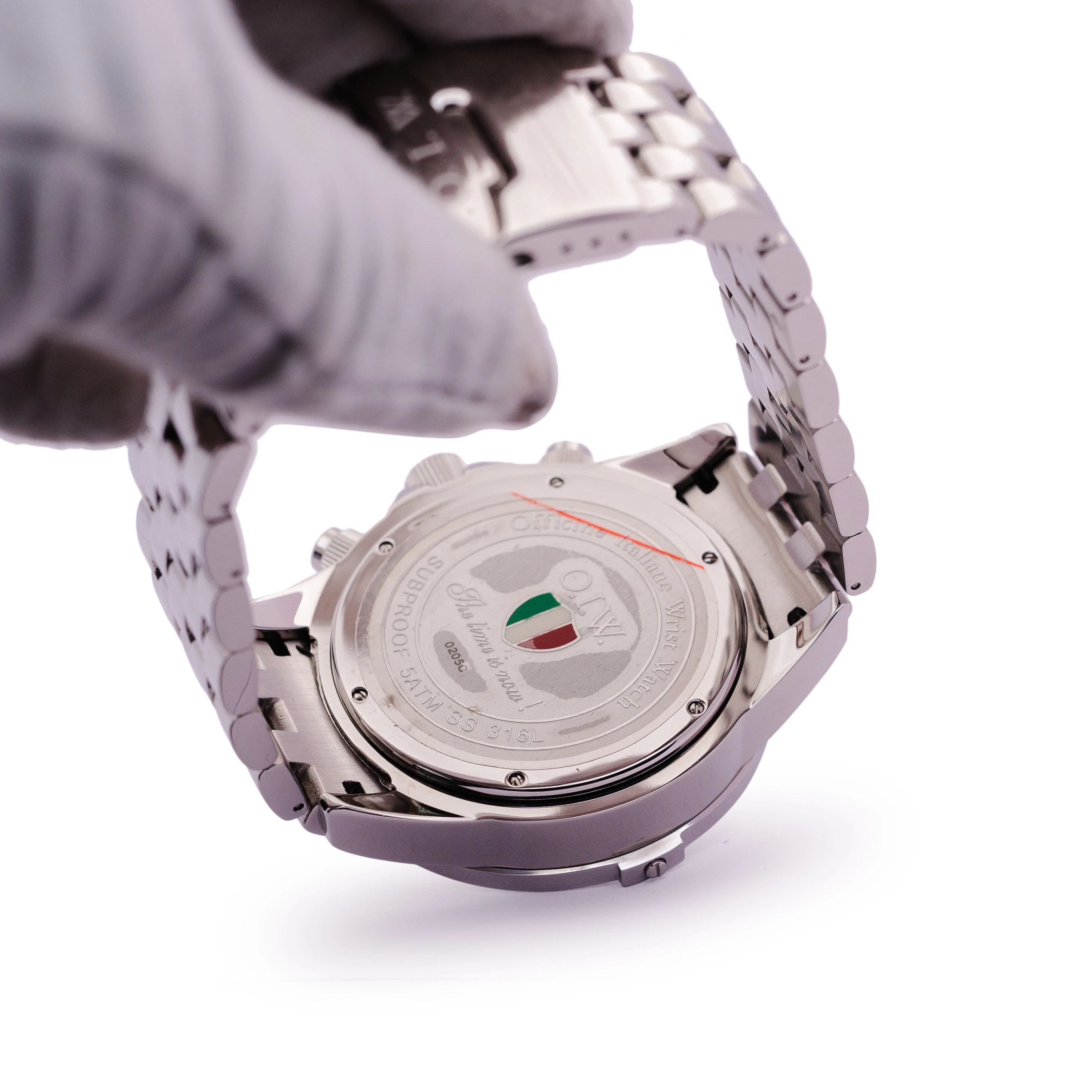 高級モントルオムメンズステンレススチールアナログクォーツ時計防水発光パワーリザーブシンプルなスタイルガラス