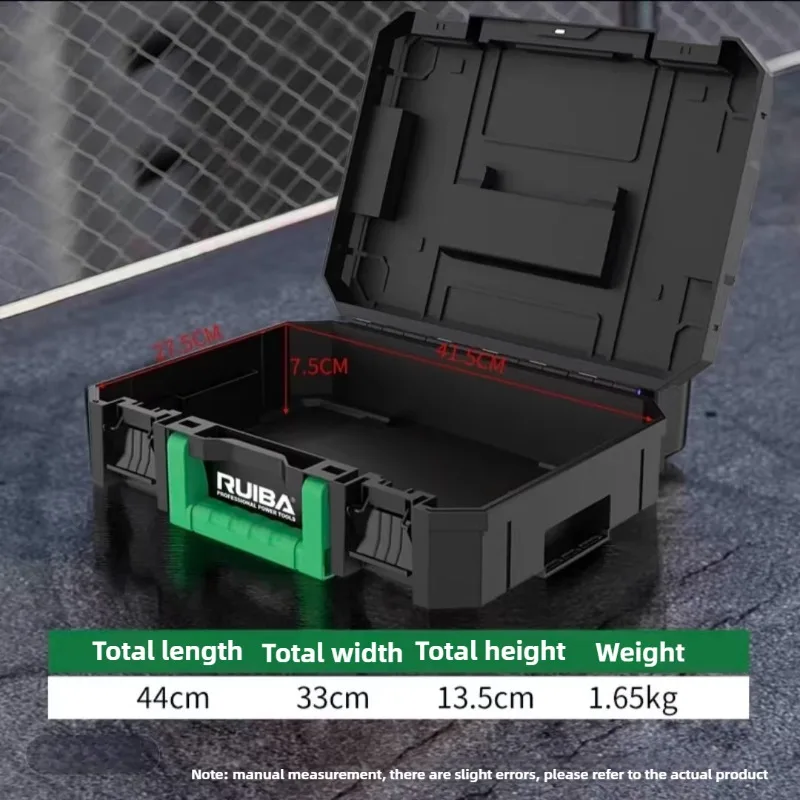 Stacked Toolbox Thickened Hardware Storage Case Durable Large Space Multi-function Combination Box Portable Car Tools Organizer