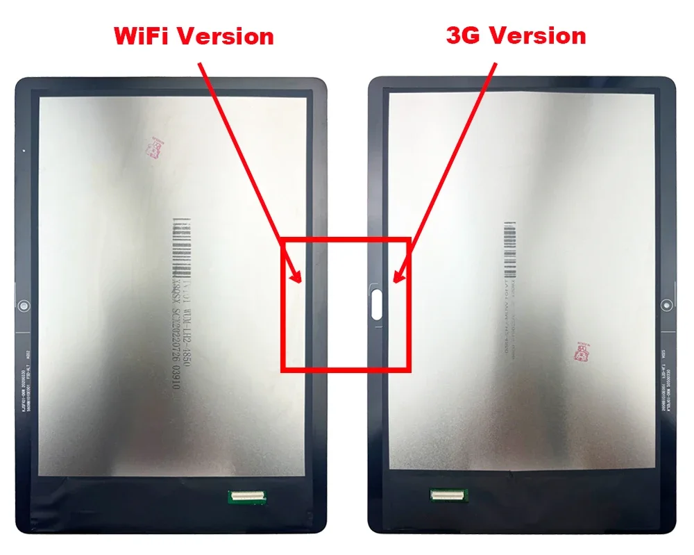 Montagem do digitalizador da tela sensível ao toque, display LCD, Huawei MediaPad T5, AGS2-L09, AGS2-W09, AGS2-L03, 10.1 "AAA Plus